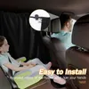 ZATOOTO Raamdecoratie voor auto, suède raamverduistering, Productafbeelding-voorbeeld 5