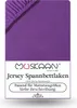 Jersey Spannbettlaken 90x200 cm - 100x200 cm Aubergine / Produktbild-Vorschau 1