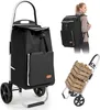 Sekey 50L Aluminium Trolley Faltbar Einkaufstrolley Produktbild-Vorschau 1