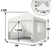 JOIEYOU Pavillon 3x3m Partyzelt mit Seitenteilen und Produktbild-Vorschau 5