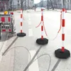 Bariérový stĺpik 4 ks Plastový stĺpik so 140 cm bariérovou Náhľad obrázku produktu 9