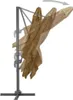 vidaXL Slunečník s hliníkovou tyčí 300x300 cm Taupe Náhled obrázku produktu 3