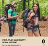 Two hikers with backpacks in a forest. Náhled obrázku produktu