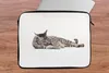 MuchoWow® Laptop Hülle 17 Zoll Laptoptasche Katze putzt Produktbild-Vorschau 6