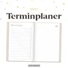 Terminplaner Lederlook 2027 Beige Produktbild-Vorschau 2