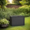 vidaXL Coffre de jardin anthracite 78x44x55 cm Voir les images du produit 14