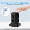 8 Fach Steckdosenleiste 4 USB Mehrfachsteckdose Produktbild-Vorschau 2