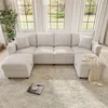 Sofá modular de esquina Merax, sofá para 4 personas con Vista previa de la imagen del producto 2