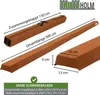 Schwebebalken 300 cm braun klappbar auf 150 cm  tragbarer Produktbild-Vorschau 2