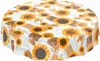 Tischdecke Wachstuch Blumen Gelb Robust Wasserabweisend Produktbild-Vorschau 1