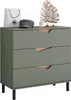 Commode avec tiroirs Vicco Marelle Vert/Artisan 80x81.2cm Voir les images du produit 6
