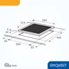 Exquisit Glaskeramik-Kochfeld, 4 Kochzonen, Touch-Control, Produktbild-Vorschau 5