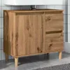 vidaXL Waschbeckenunterschrank Artisan-Eiche 65x33x60 cm Produktbild-Vorschau 8