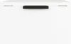 A white wall-mounted nightstand with a black and copper handle. Produktbild-Vorschau
