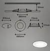 LED Einbauleuchte Badleuchte 3er Set IP44 4,9W weiß Produktbild-Vorschau 6