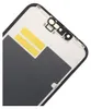 The back of a smartphone display assembly with camera cutouts and adhesive strips. Náhled obrázku produktu