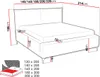 MIRJAN24 Polsterbett Leon Cord, Doppelbett mit Bettkasten, Produktbild-Vorschau 17