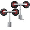 vidaXL Bootstrailer-Stützen Doppelrad 2er-Set 59-84 cm Produktbild-Vorschau 6