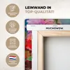 MuchoWow® - Leinwandbilder - Blumen - Farbenfroh - Kunst - Produktbild-Vorschau 3