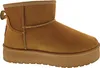 A single brown boot on a white background. Anteprima dell’immagine prodotto