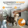 Vulpes Goods Spazzola a vapore per gatti, spazzola Anteprima dell’immagine prodotto 2