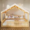 Cama infantil de 140x200 cm que se puede utilizar como cama Vista previa de la imagen del producto 3