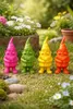 4x Gartenzwerg groß 18x17x53cm aus Magnesia – einfarbig, Produktbild-Vorschau 2