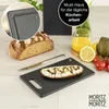 Moritz & Moritz 2tlg Kunststoffbrett Granit mit Saftrille Produktbild-Vorschau 5