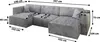 Masseno Ecksofa SARMO P mit Schlaffunktion U-Form, Sofa mit Produktbild-Vorschau 7