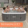 AREBOS Opblaasbaar bubbelbad "Barcelona", 185x185 cm, Productafbeelding-voorbeeld 8