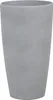 BELIANI Blumenkübel Grau 31 x 31 x 58 cm Steingemisch mit Produktbild-Vorschau 1