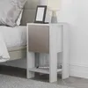 DECORTIE Ema Modern Nachttisch Schlafzimmermöbel,Antik Weiß Produktbild-Vorschau 9