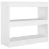 vidaXL Bibliothèque/séparation de pièce blanc 80x30x72 cm Voir les images du produit 1