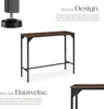 A bar table with text describing its design and construction. Náhled obrázku produktu