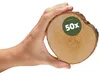 Kleine 8 cm Baumscheiben 50er Pack zum Holz-Deko Basteln Produktbild-Vorschau 1