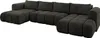 A dark gray sectional sofa is shown against a white background. Produktbild-Vorschau
