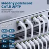 Extralink Cat.8 U/FTP 0,5 m 40 Gb/s Plochý LAN patch kabel Náhled obrázku produktu 5