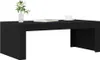 vidaXL Couchtisch Schwarz Eichen-Optik 102 x 50 x 35 cm Produktbild-Vorschau 2