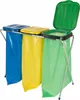 Aga Stojan na odpadkové vrecia 3x120 l Žltý, Modrý, Zelený Náhľad obrázku produktu 2