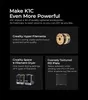 Marketing image showcasing optional accessories for the K1C 3D printer. Produktbild-Vorschau