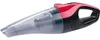 A red and black handheld vacuum cleaner is shown against a white background. Produktbild-Vorschau