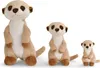 Three plush meerkat toys of varying sizes are displayed against a white background. Produktbild-Vorschau