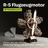 Moteur d'avion R-5, fabriqué en bois Voir les images du produit 3
