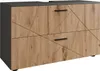 Mobiletto per lavabo Vicco Irma Antracite/Rovere dorato Anteprima dell’immagine prodotto 1