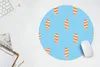 MuchoWow® Mauspad Mousepad Eiscreme - Muster - Gelb - Rot Produktbild-Vorschau 5