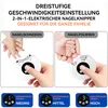 360° drehbarer elektrischer Nagelknipser, 3-in-1 Produktbild-Vorschau 3