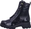 A black leather boot on a white background. Produktbild-Vorschau