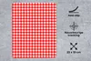 MuchoWow® Mauspad Mousepad Rot - Rustikal - Muster 19x23 cm Produktbild-Vorschau 2