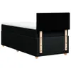 Design Boxspringbett mit Matratze Schwarz 100x200 cm Stoff, Produktbild-Vorschau 7