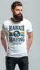 Herren T-Shirt Hawaii Surfing Sommer Strand Palme Print Produktbild-Vorschau 4